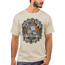 Funny Duct Tape Handyman College Badge
