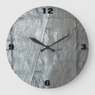 Funny Duct Tape Handyman Shop Clock Große Wanduhr
