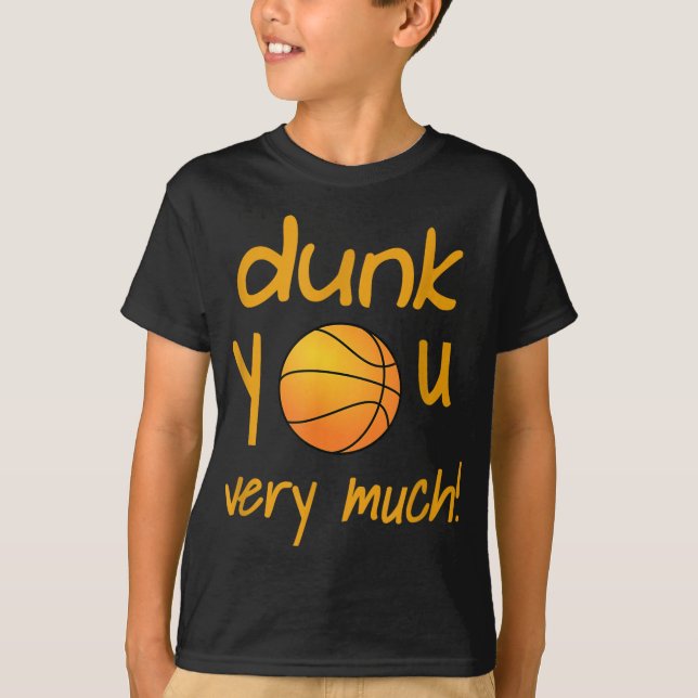 Funny Dunk Sie sehr viel Basketball Sommer Camp Sp T-Shirt (Vorderseite)
