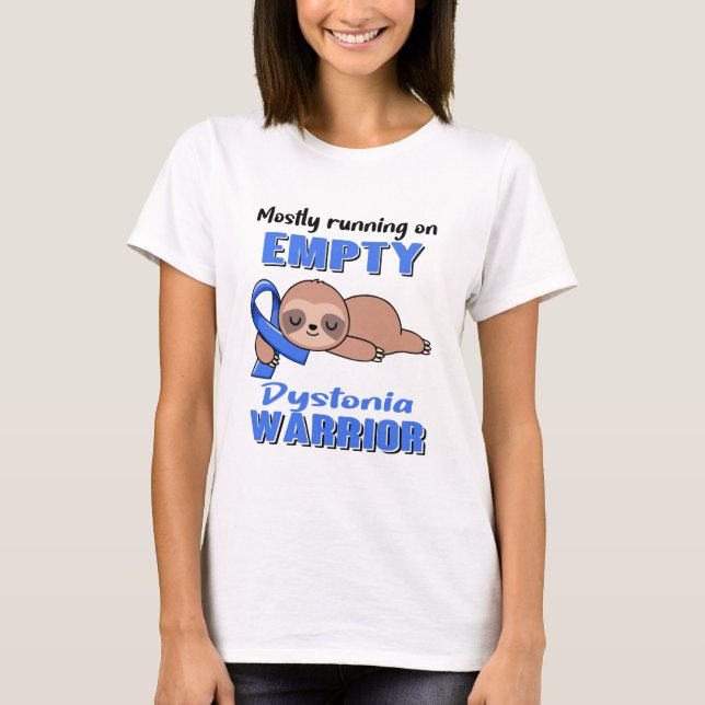 Funny Dystonia Awareness Geschenke T-Shirt (Vorderseite)