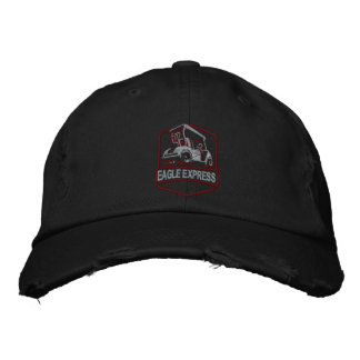 Funny Eagle Express Moderner Golfplatz Bestickte Baseballkappe