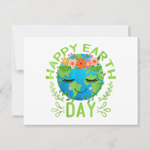 Funny Earth Day Zitat Earth Cool Happy Earth Day Dankeskarte