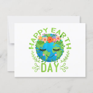 Funny Earth Day Zitat Earth Cool Happy Earth Day Postkarte