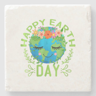 Funny Earth Day Zitat Earth Cool Happy Earth Day Steinuntersetzer