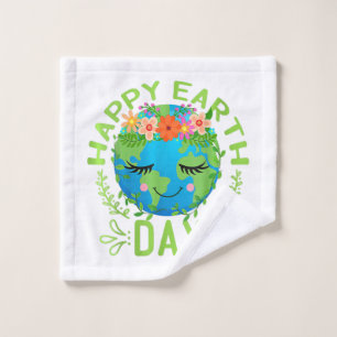 Funny Earth Day Zitat Earth Cool Happy Earth Day Waschlappen