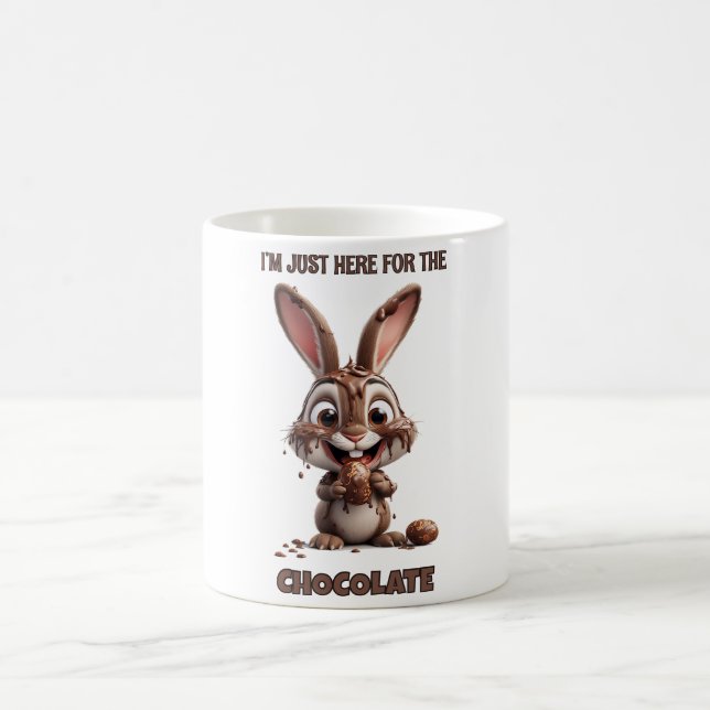 Funny Easter Bunny – Cute & Playful Easter Design Kaffeetasse (Mittel)