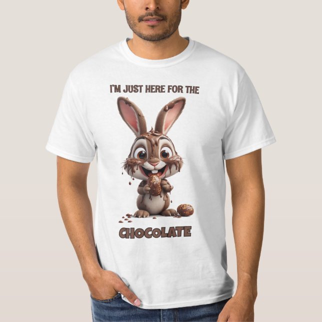 Funny Easter Bunny – Cute & Playful Easter Design T-Shirt (Vorderseite)