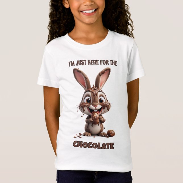 Funny Easter Bunny – Cute & Playful Easter Design T-Shirt (Vorderseite)