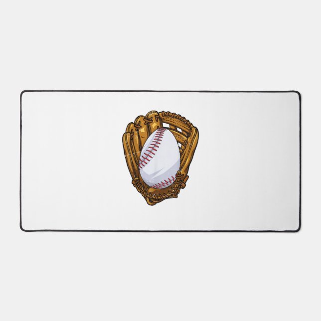 Funny Easter Egg Baseball Egg Hunting Easter Day M Schreibtischunterlage (Vorderseite)