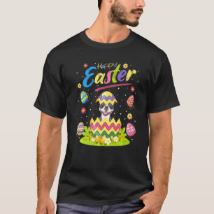 Funny Easter Egg Boston Terrier Dog Happy Oaster T-Shirt