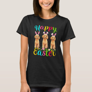 Funny Easter Egg Bunny Toy Poodle Dog Happy Osterf T-Shirt