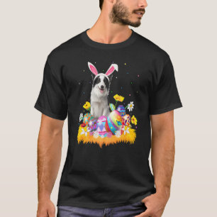 Funny Easter Egg Collie Dog Ostersonntag T-Shirt