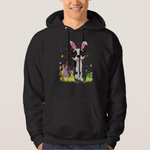 Funny Easter Egg Jagen Boston Terrier Dog Oster Hoodie
