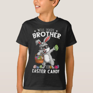 Funny Easter wird Brother gegen Candy Kids Boy tau T-Shirt