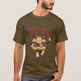 Funny Eat Me Cheeseburger T - Shirt