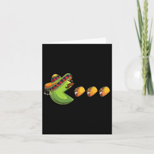 Funny Eatingtacos Cinco De Mayo Boys Kinder Jungen Karte