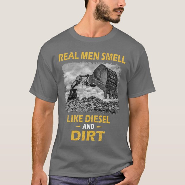 Funny Ecavator Saying for Construction Ecavator Lo T-Shirt (Vorderseite)