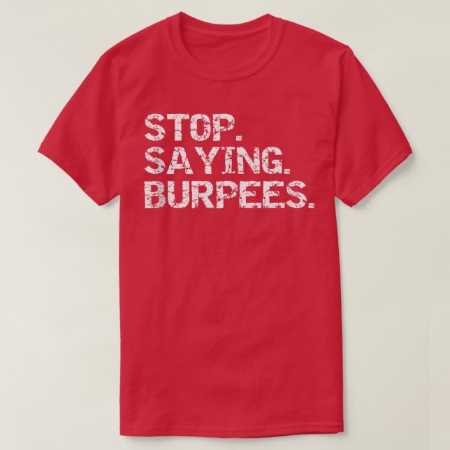 Funny Eercise Sprichwort Workout Gear Stopp 59 T-Shirt (Design vorne)
