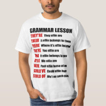 Funny Effin Grammar Lektion Sie sind dort
