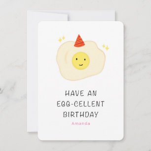 Funny Egg cellent Birthday Card Feiertagskarte