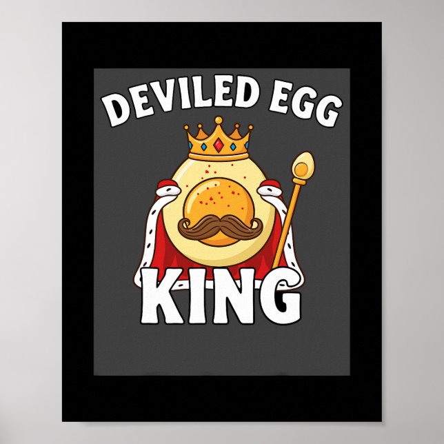 Funny Egg Pun Easter Brunch Thanksgiving Deviled E Poster (Vorne)