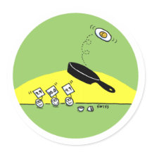 Funny Eggs beobachten Egg Gymnastik Cartoon