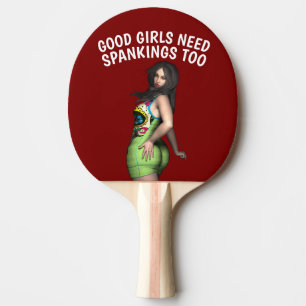 FUNNY EHEFRAU PONG PADDLE TISCHTENNIS SCHLÄGER