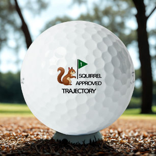 Funny Eichhörnchen genehmigt Golfball