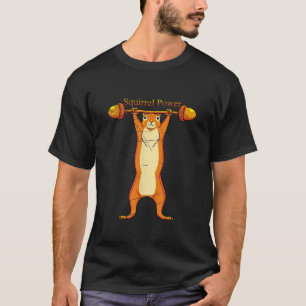 Funny Eichhörnchen Power Workout Geschenk Eichhörn T-Shirt