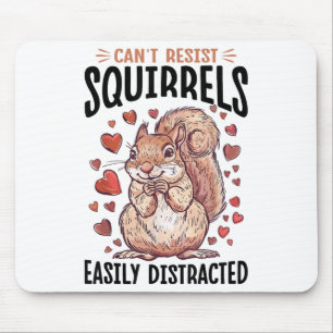Funny Eichhörnchen Tier kann Easi nicht widerstehe Mousepad