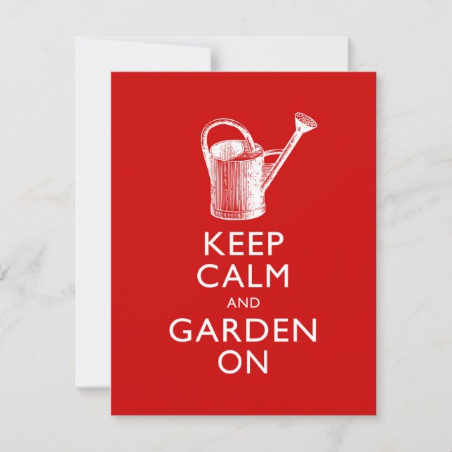 Funny Einladung zu Garden Show, Garden Shop Event (Vorderseite)