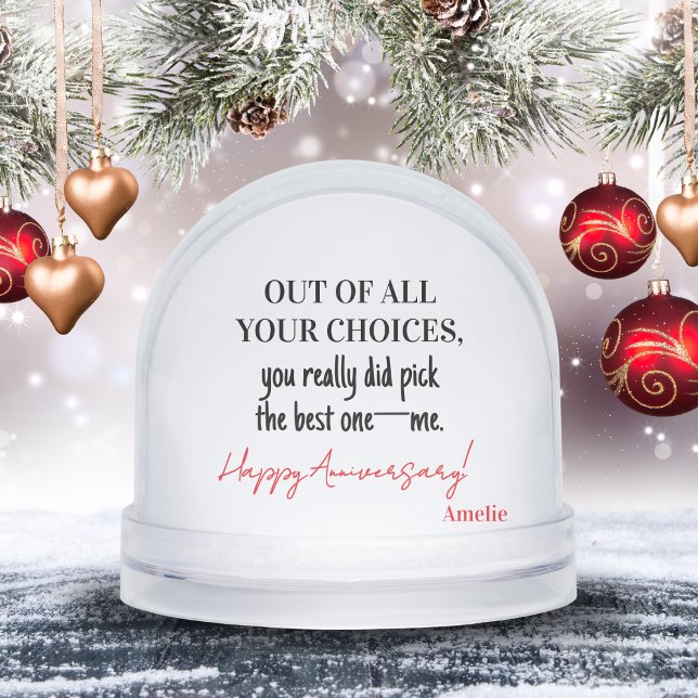 Funny Einzigartiges Geschenk für Freund oder Ehema Schneekugeln (Funny Unique Gift For Boyfriend Or Husband Snow Globes)