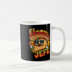 Funny El Jefe Taco Cinco De Mayo Mexiko Männer Fra Kaffeetasse