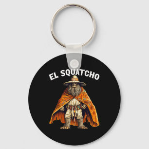 Funny El Squatcho - Western Mexican Bigfoot Sasqua Schlüsselanhänger
