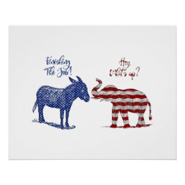 Funny Elections Thema Pro Demokraten Biden 2024 Poster