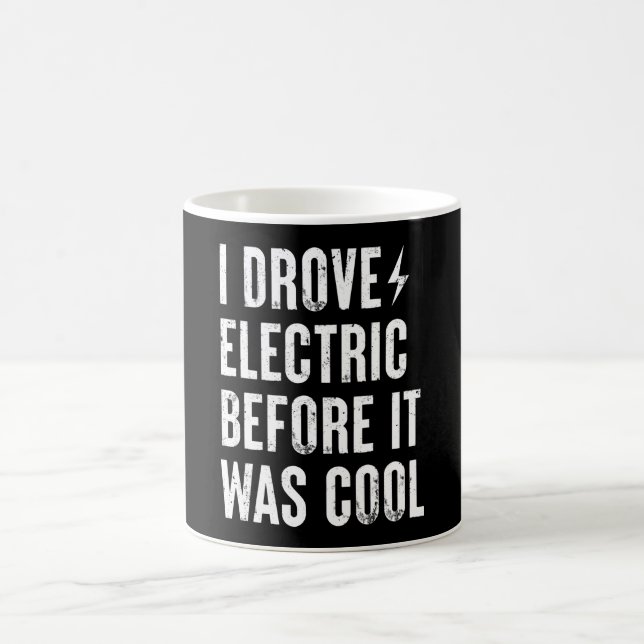 Funny Electric Vehicles EV Car Gift Kaffeetasse (Mittel)