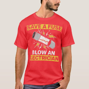 Funny Electrician Art Männer Frauen elektrische Si T-Shirt