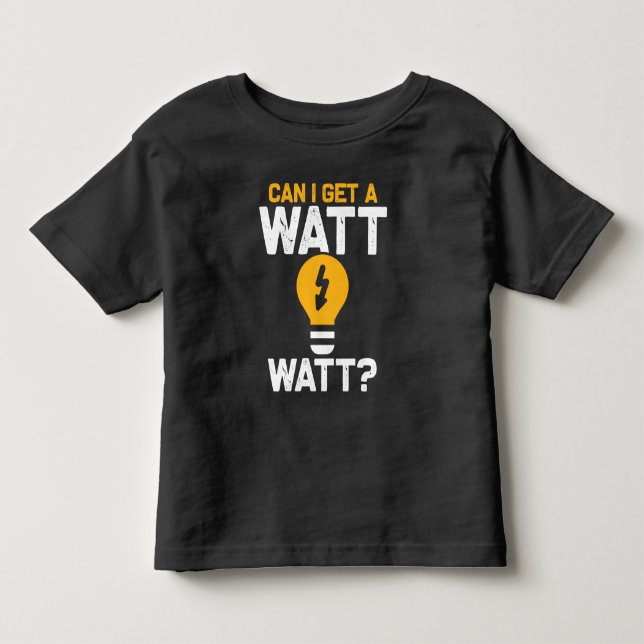 Funny Electrician Watt Pub Elektrotechnik Kleinkind T-shirt (Vorderseite)