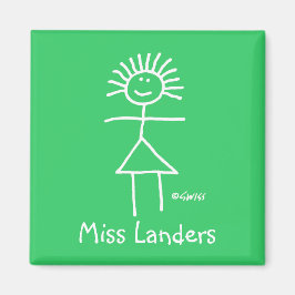 Funny Elementary School Teacher Magnet