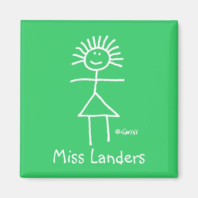 Funny Elementary School Teacher Magnet (Vorne)