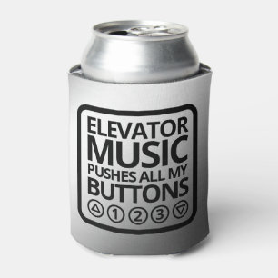 Funny Elevator Music drückt alle meine Tasten Dosenkühler