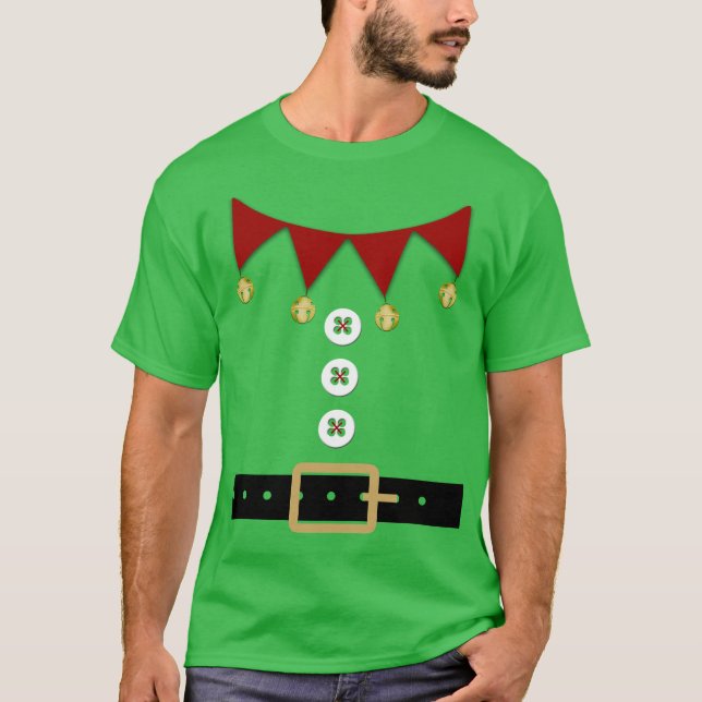 Funny Elf Costume Shirt (Vorderseite)