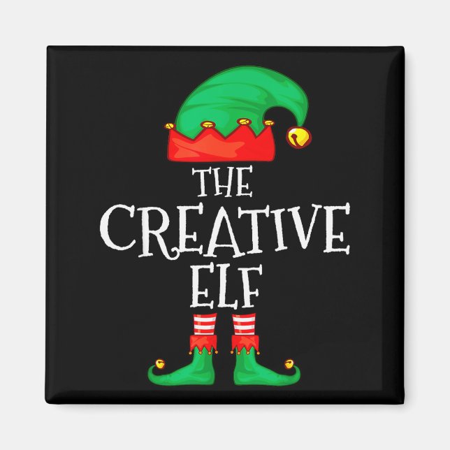 Funny Elf Family Christmas Creative Elf Sweater Me Magnet (Vorne)
