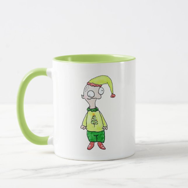 Funny Elf Tasse (Links)