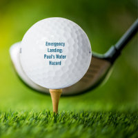Funny Emergency Landing: [Name] Wassergefahr