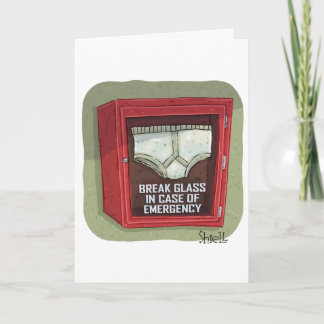 Funny Emergency Underpanants Karte