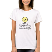 Funny Emoji Face wird ältere Typografie Zitat