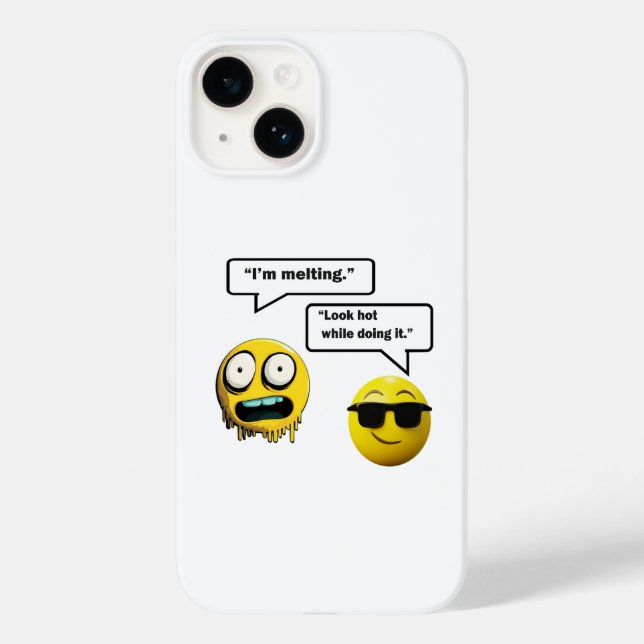 Funny Emoji iPhone / iPad Case (Rückseite)