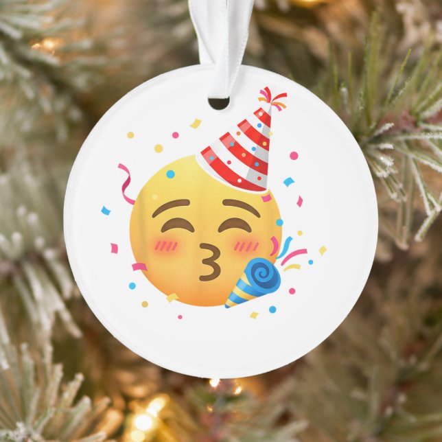 Funny Emoticon Party Ornament (Baum)