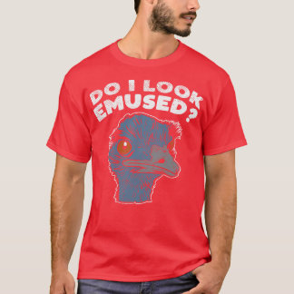 Funny Emu Bird spendet Funny Emo Music Quote T-Shirt